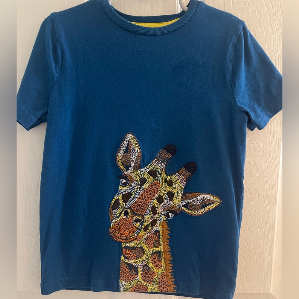 Mini Boden giraffe superstitch size 6/7